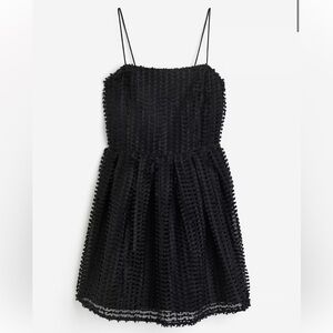 H&M TEXTURED MINI DRESS L